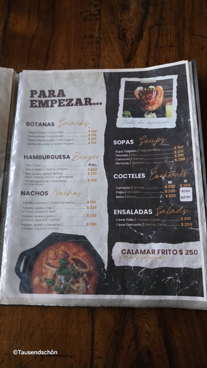 El capitan Menu - Image 1