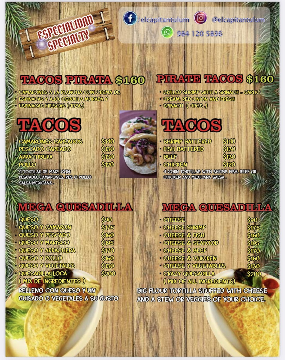 El capitan Menu - Image 6